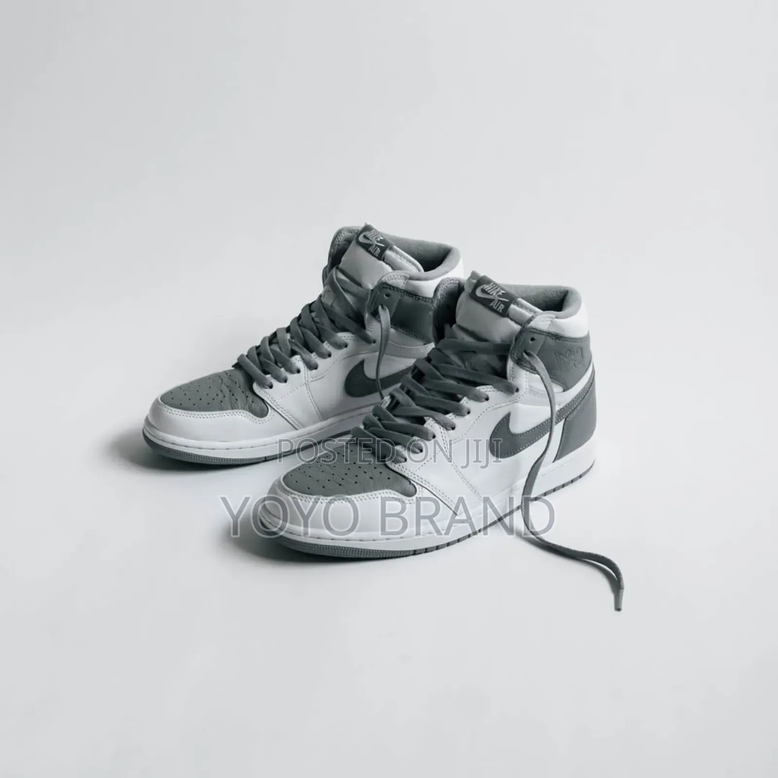 New Arrival Unisex Air Jordan 1retro High Og Gray Fashion Boots