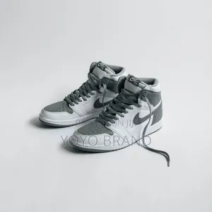 New Arrival Unisex Air Jordan 1retro High Og Gray Fashion Boots