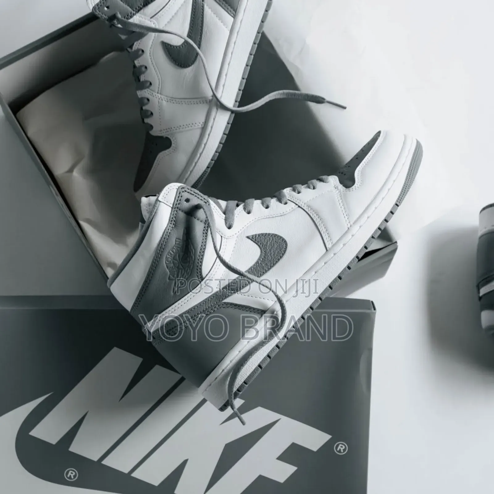 New Arrival Unisex Air Jordan 1retro High Og Gray Fashion Boots