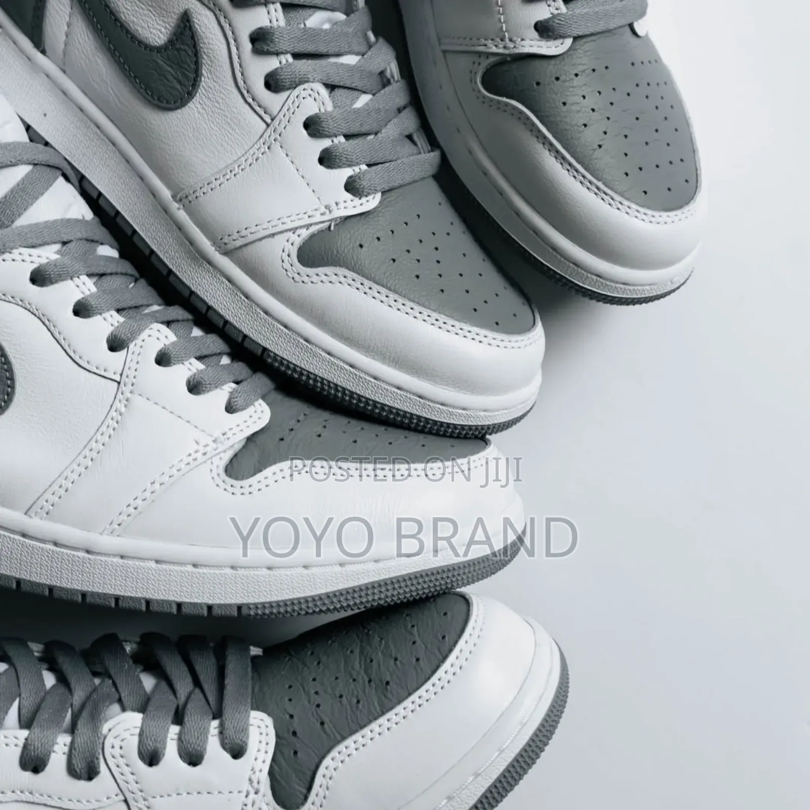 New Arrival Unisex Air Jordan 1retro High Og Gray Fashion Boots