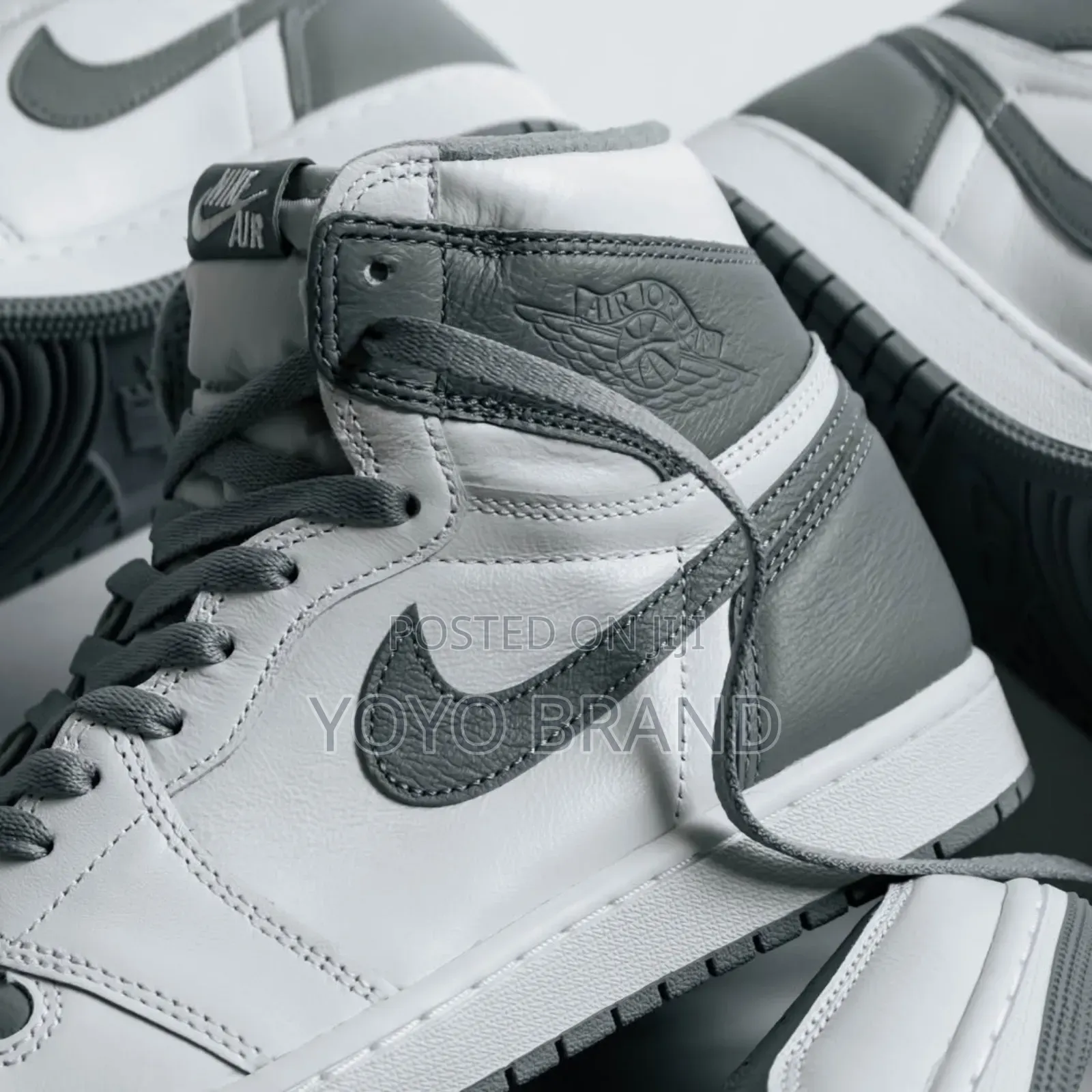 New Arrival Unisex Air Jordan 1retro High Og Gray Fashion Boots