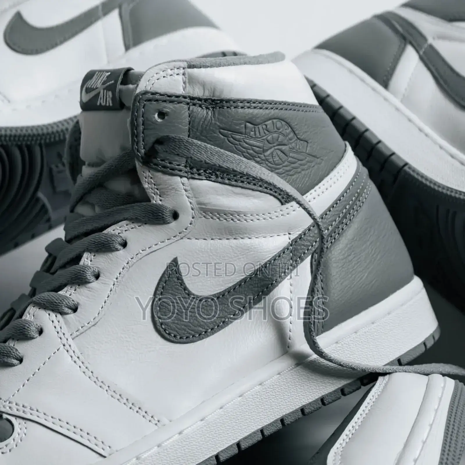 New Arrival Unisex Air Jordan 1retro High Og Gray Fashion Boots