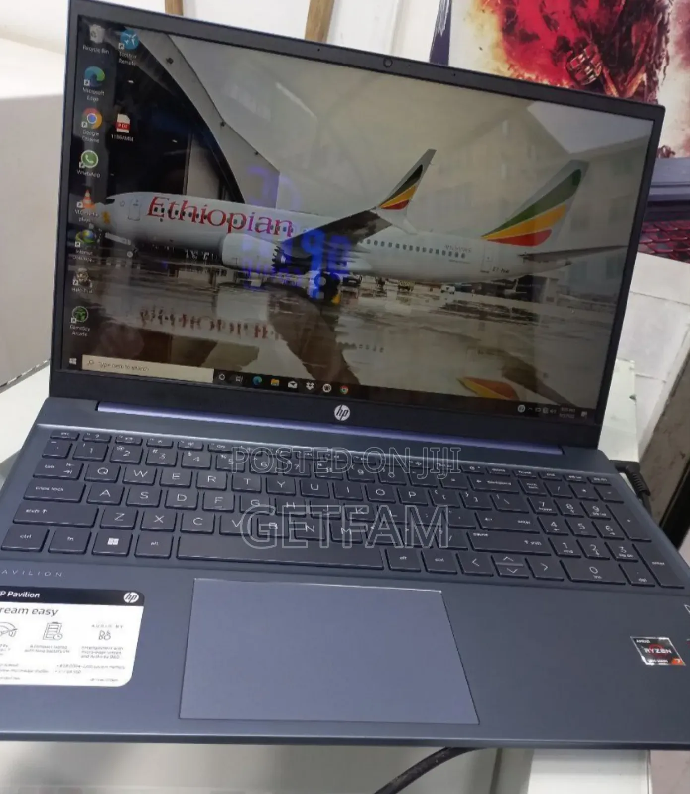 New Laptop HP Pavilion 15 8GB AMD Ryzen 7 SSD 1T