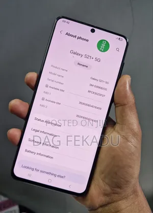 New Samsung Galaxy S21+ 5G 256 GB Black