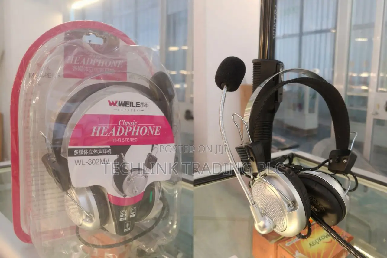 Weile Wl-302mv Classic Hi-Fi Stereo Headphone – With Mic