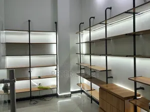 Metal + MDF Shelf + Display