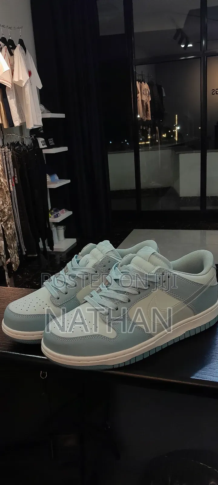 Dunk Low "Clear Blue Swoosh" Master Quality