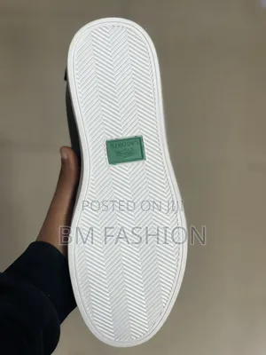 Lacoste Tennis Style Lifestyle Shoes in Black White
