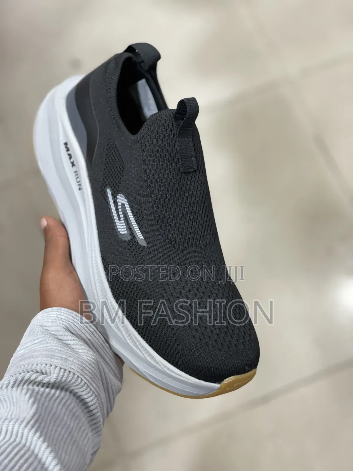 Skechers Men's Max Run Slip-on Athletic Sneakers (Easy Comfort)