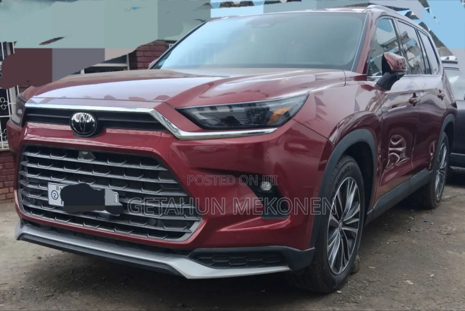 Toyota Grand Highlander Hybrid 2024 Burgundy