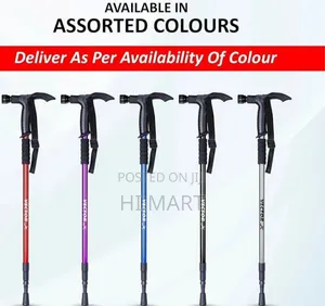 4 Step Adjustable Anti Shock Walking Stick