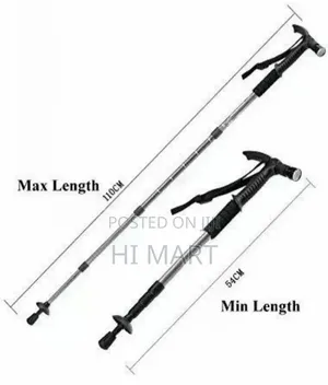 4 Step Adjustable Anti Shock Walking Stick