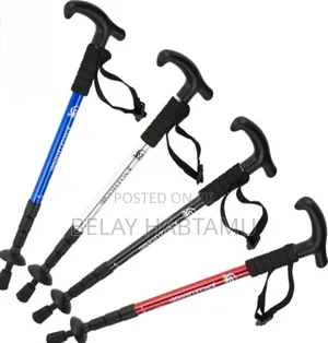 Adjustable Anti-slip Walking Stick With Led Light