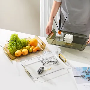 3pcs Acrylic Handle Tray