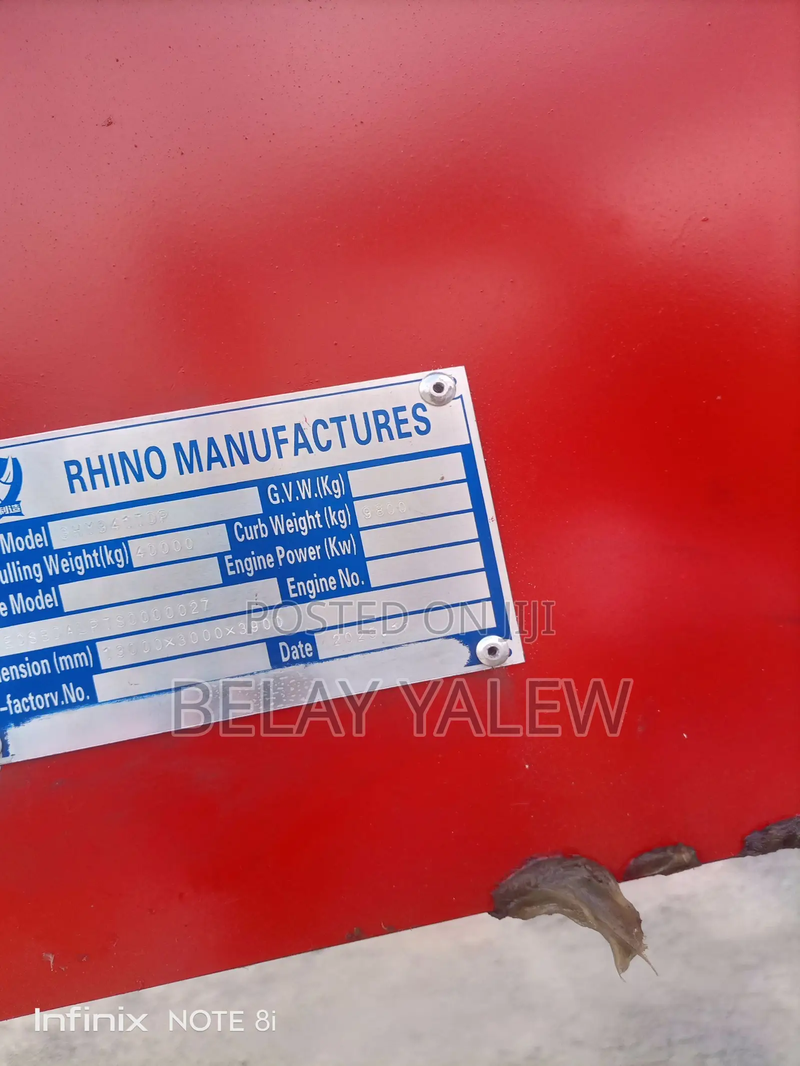 ሎቤድ ሽያጭ አንድ ፍሬ የቀረ ዋጋ 11,5m Fixed at Belaycar1