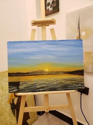 Sunset Painting on Canvas