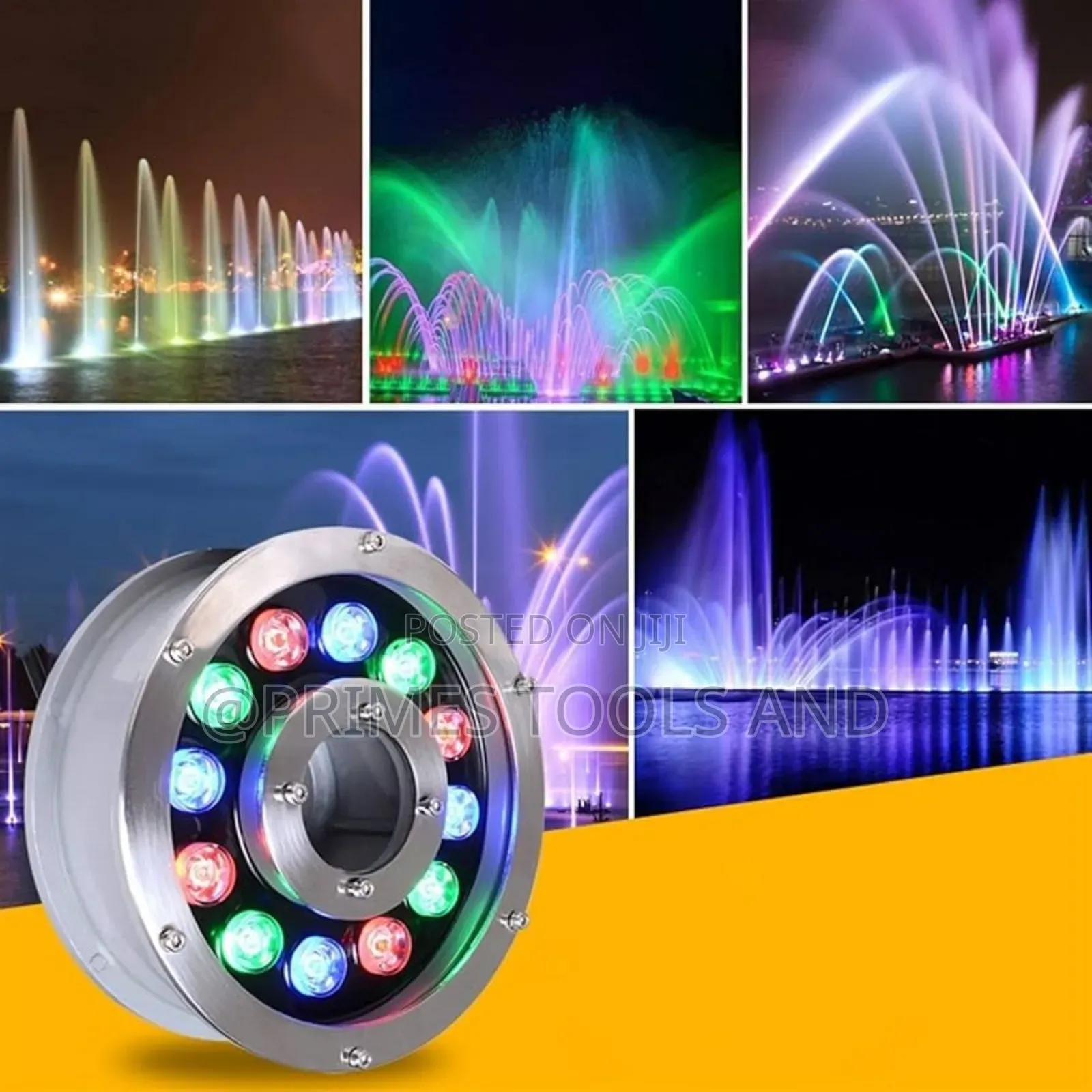 Led Fountain Light, Rgb Fountain Light