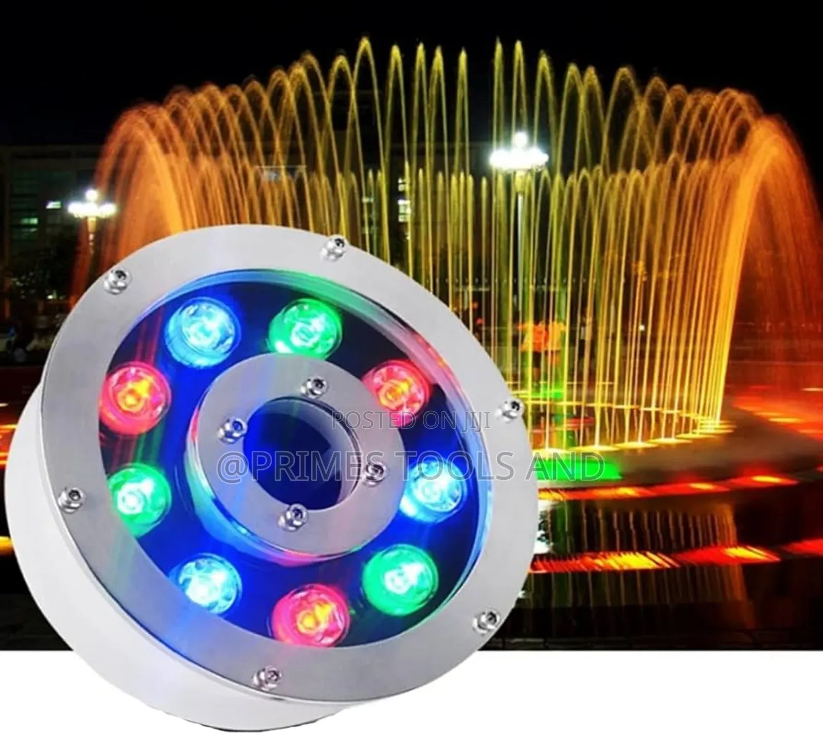 Led Fountain Light, Rgb Fountain Light