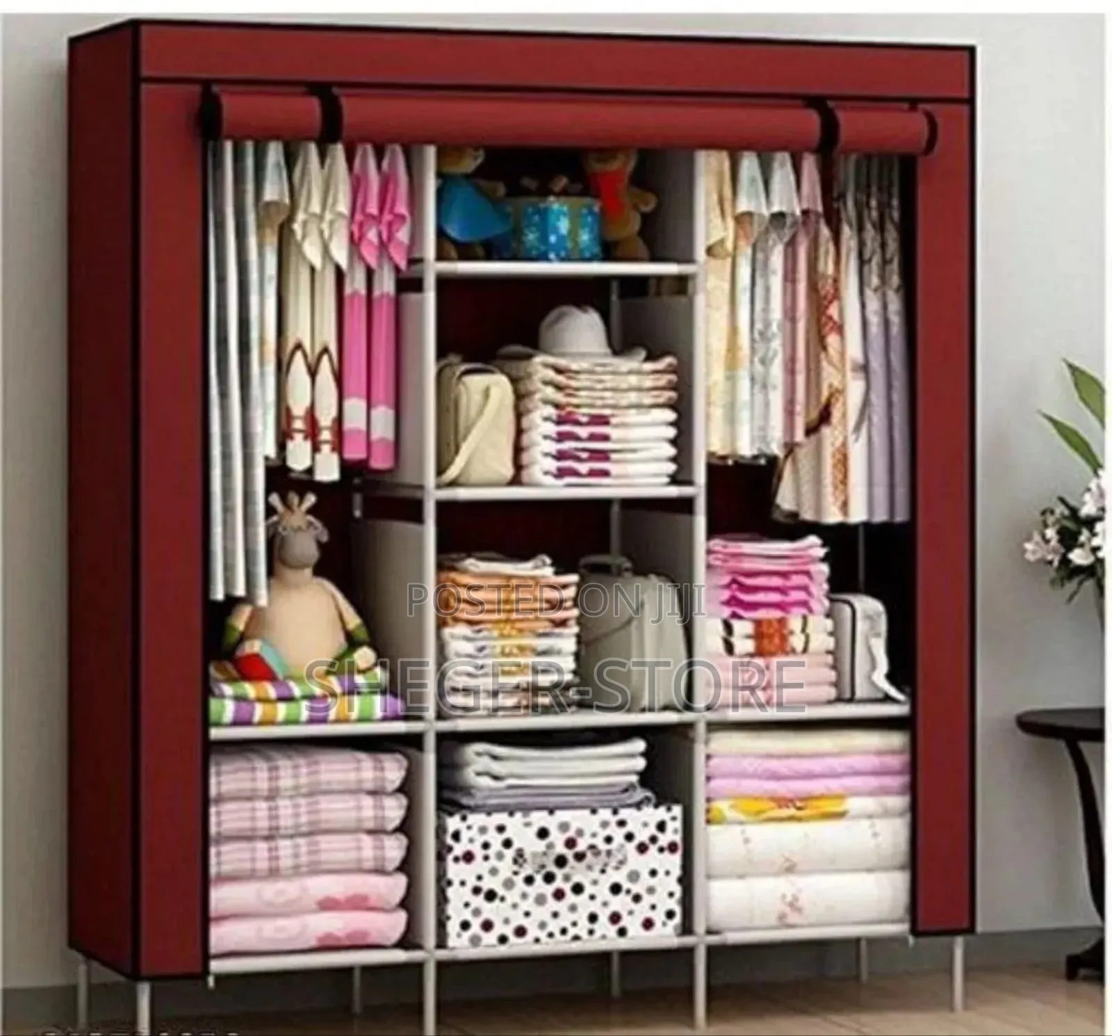 Best Looking Simple Wardrobe ባለ 3 ተከፋች ዘመናዊ የልብስ ማስቀመጫ ቁምሳጥን