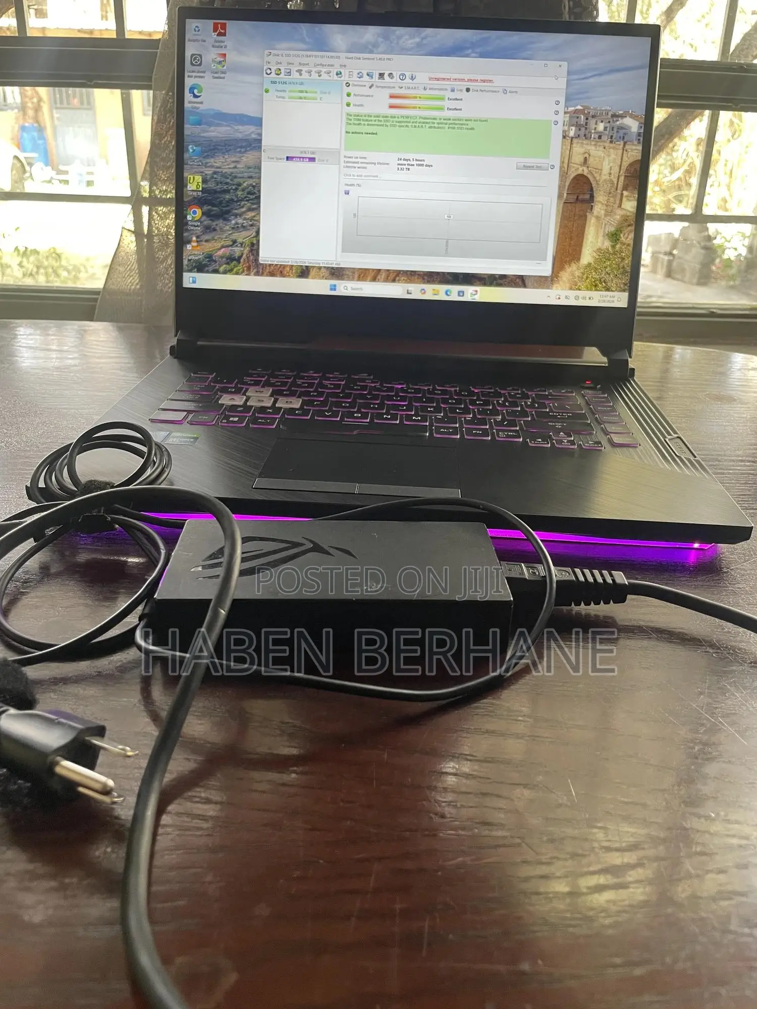 Laptop Asus ROG Strix G16 G614 16GB Intel Core i5 SSD 512GB