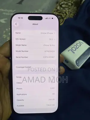 Apple iPhone 16 Pro 256 GB Black