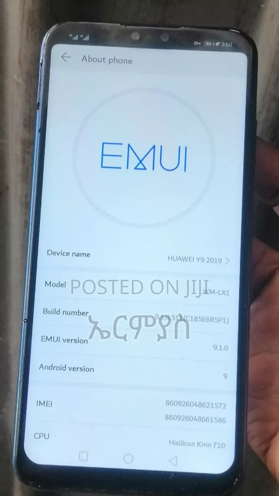 Huawei Y9 2019 Dual SIM 64 GB Gold