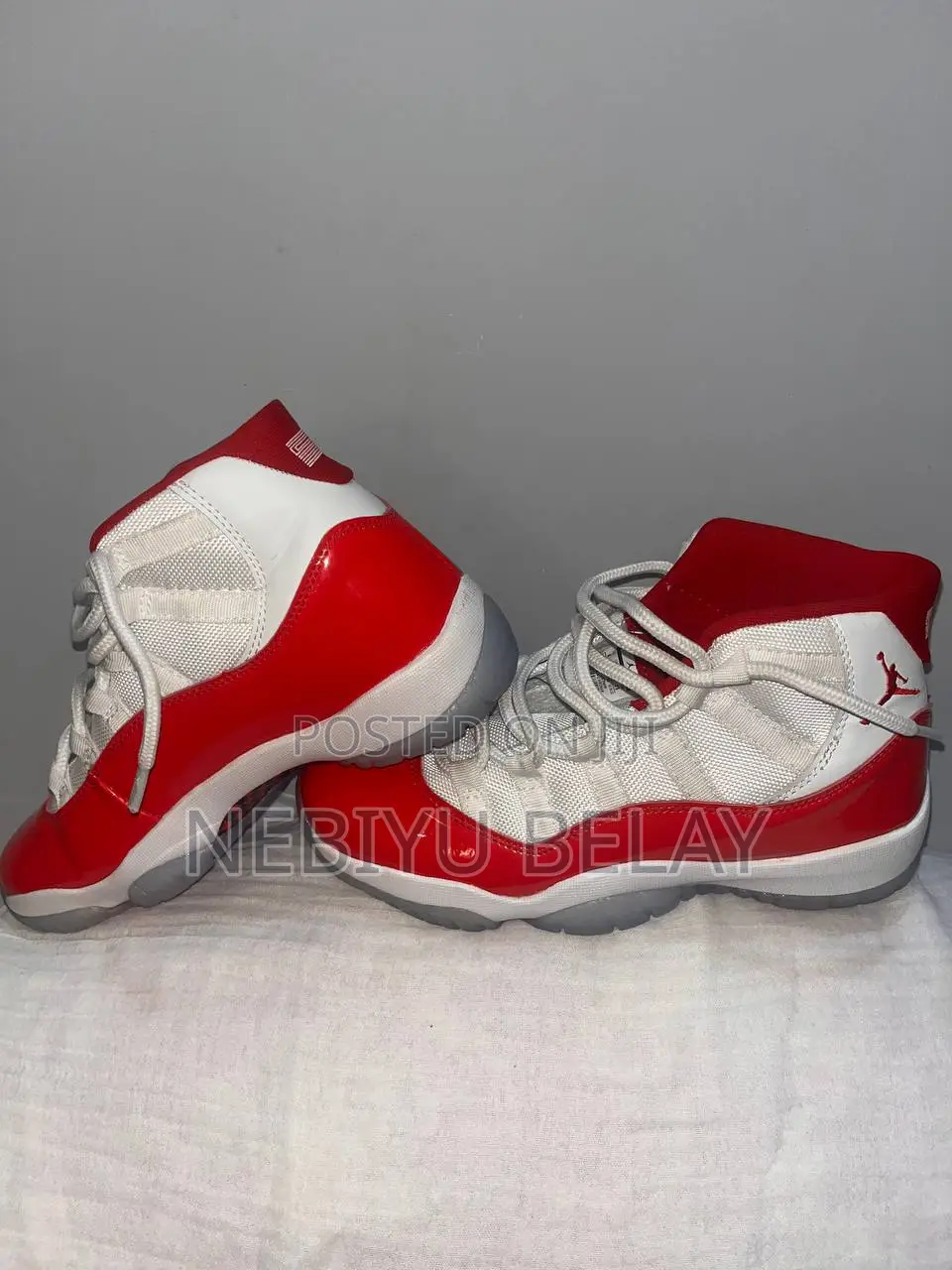Jordan 11 White Red Master Quality