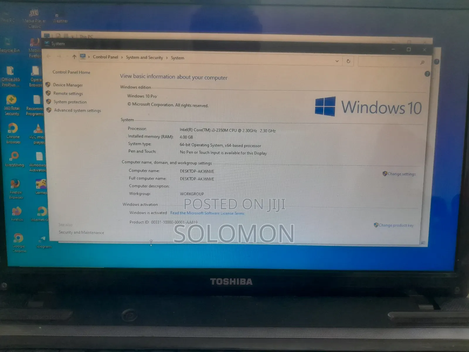 Laptop Toshiba Satellite L755 4GB Intel Core i3 HDD 500GB