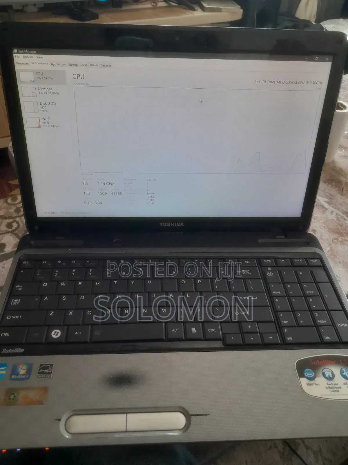 Laptop Toshiba Satellite L755 4GB Intel Core i3 HDD 500GB