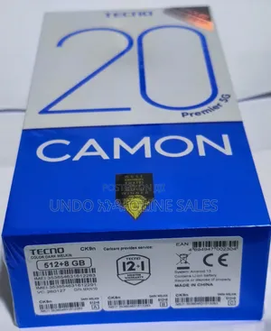 New Tecno Camon 20 Premier 5G 512 GB Black