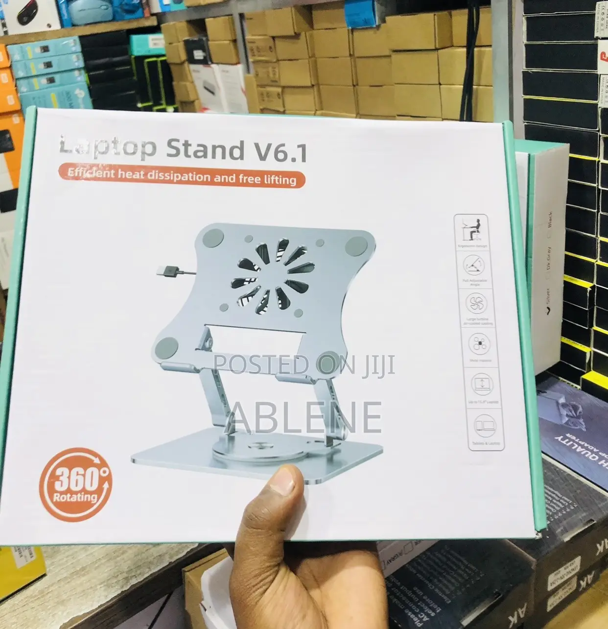 Laptop Stand (Original Adjustable 360° Rotating Stand (V6.1)