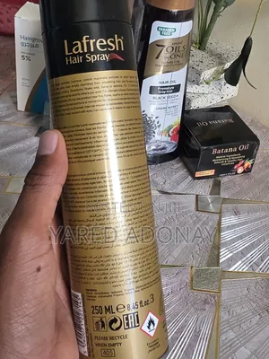 Lafresh Ultra Strong Hair Spray. For Long-Lasting Hold Shine