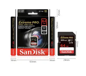 Extreme Pro 64gb Camera Card