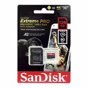 128 Camera Card With Adapter (Extreme Pro )