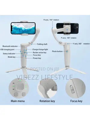 Professional Handheld Phone Stabilizer for Smooth Video Vlogging