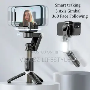 360° Auto Tracking Phone Holder - Portable Gimbal Tripod for Vlogging