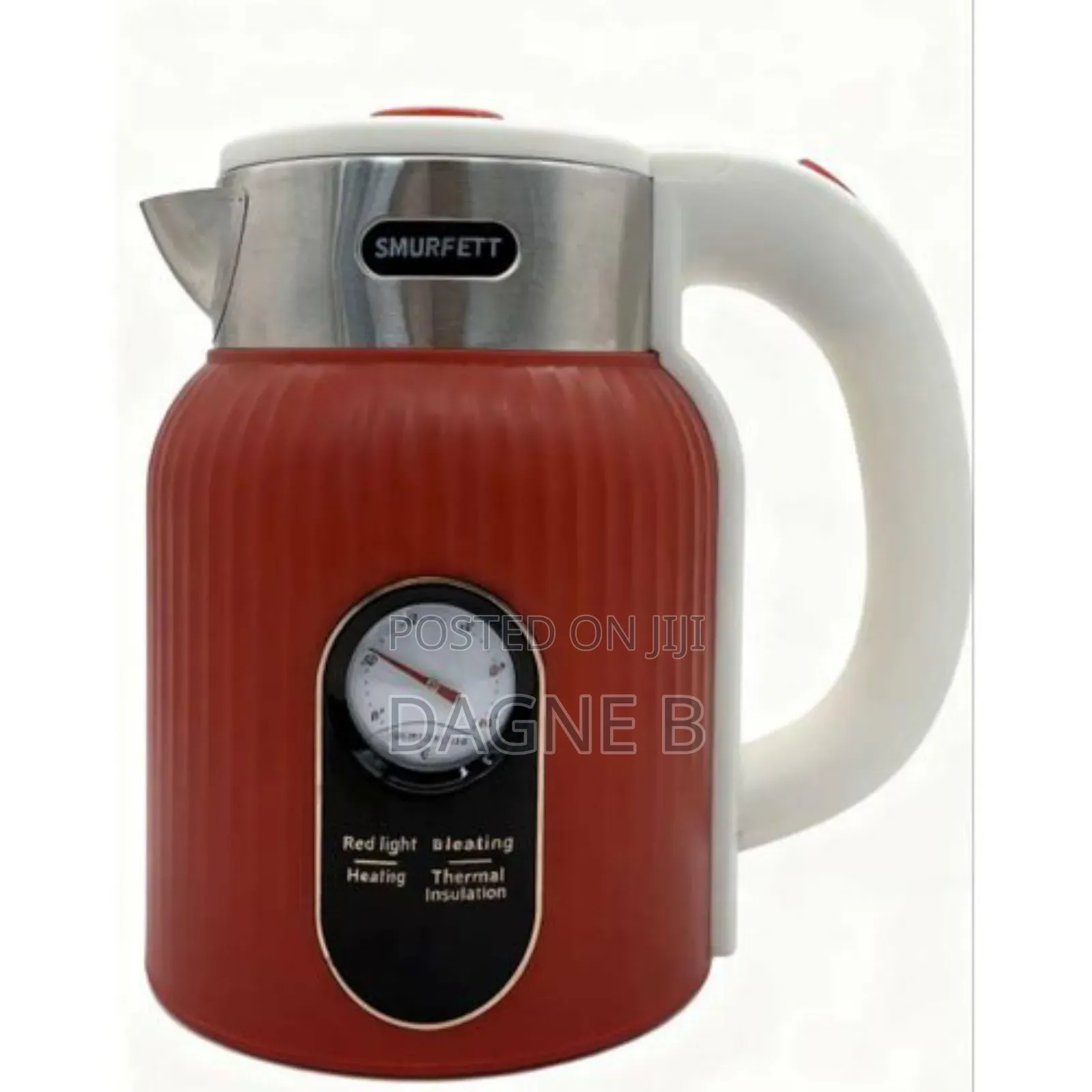 2litter Smurfett Brand Electric Kettle, Model G6-2330 ስመርፌት የውሃ ማፍያ