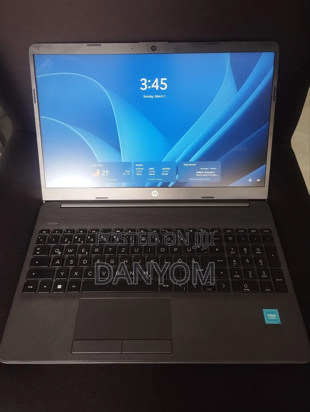 New Laptop HP 250 G10 8GB Intel Celeron SSD 256GB