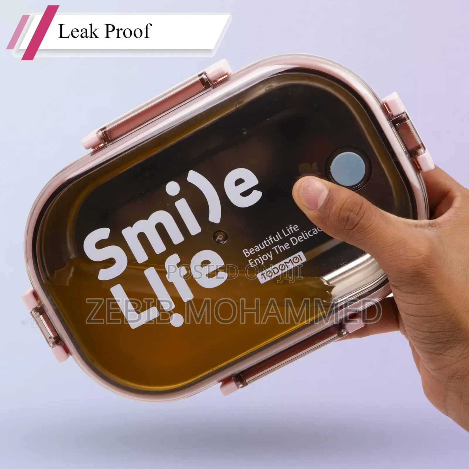 Smile Stainless Steel Lunch Box