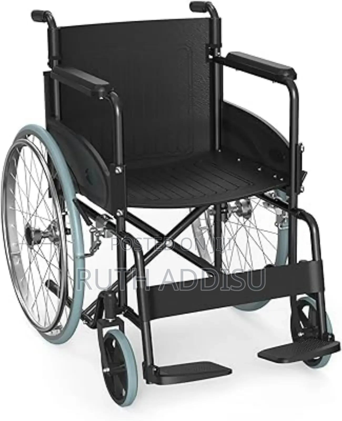VMS Careline Select Pneumatic Wheel Regular Folding Manual Wheelchair