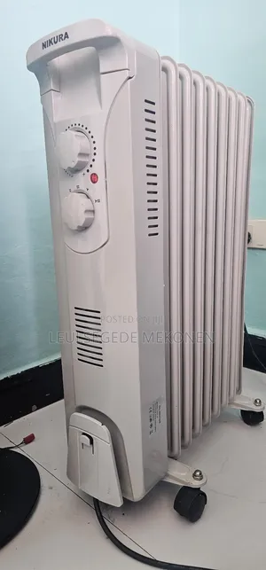 Nikura Oil-Filled Radiator Heater – 8 Fins, 2500w