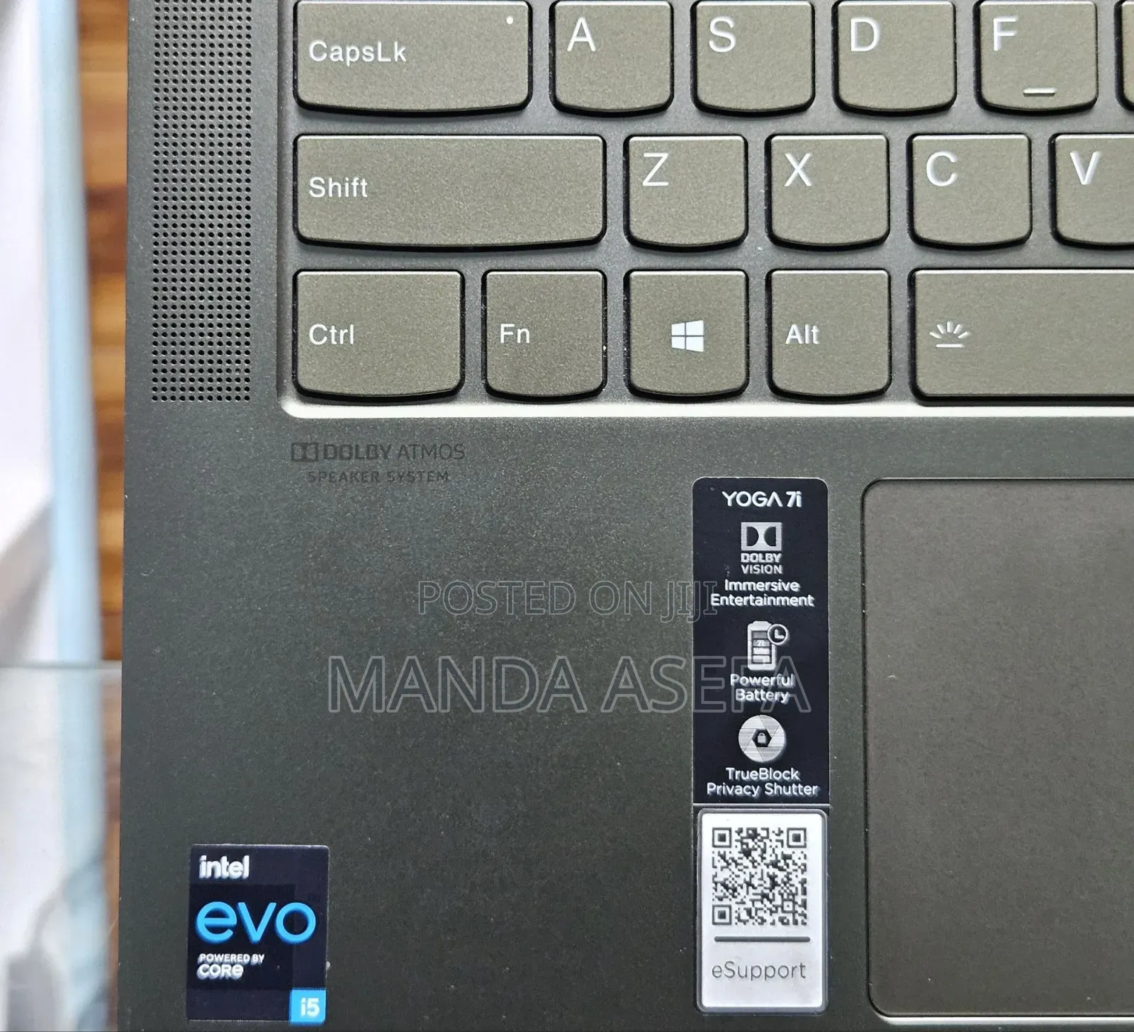 New Laptop Lenovo Yoga 7i 16GB Intel Core i5 SSD 512GB