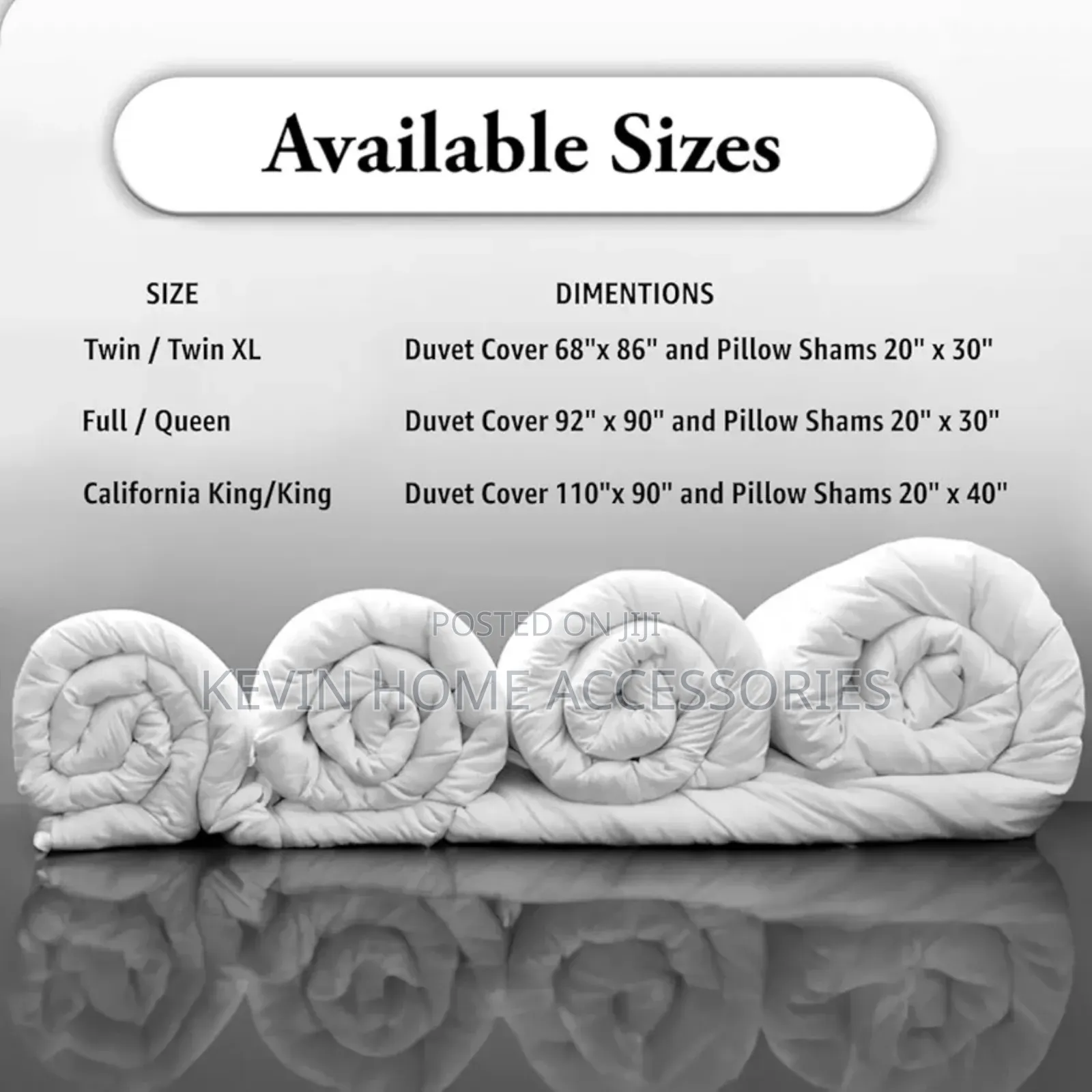 Bedsure White Duvet Cover King Queen Size Size - Soft Double Brushed