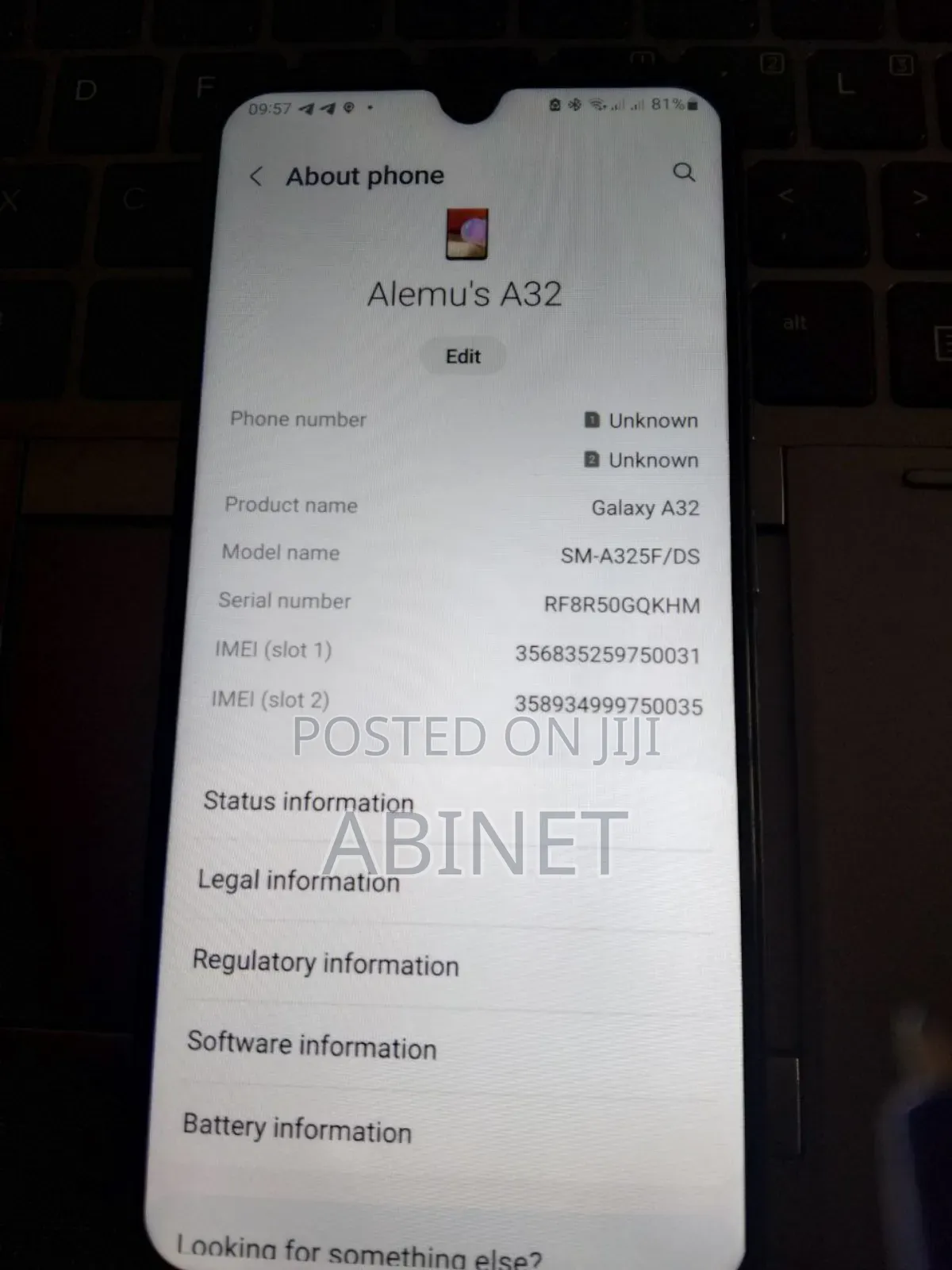 Samsung Galaxy A32 128 GB Black