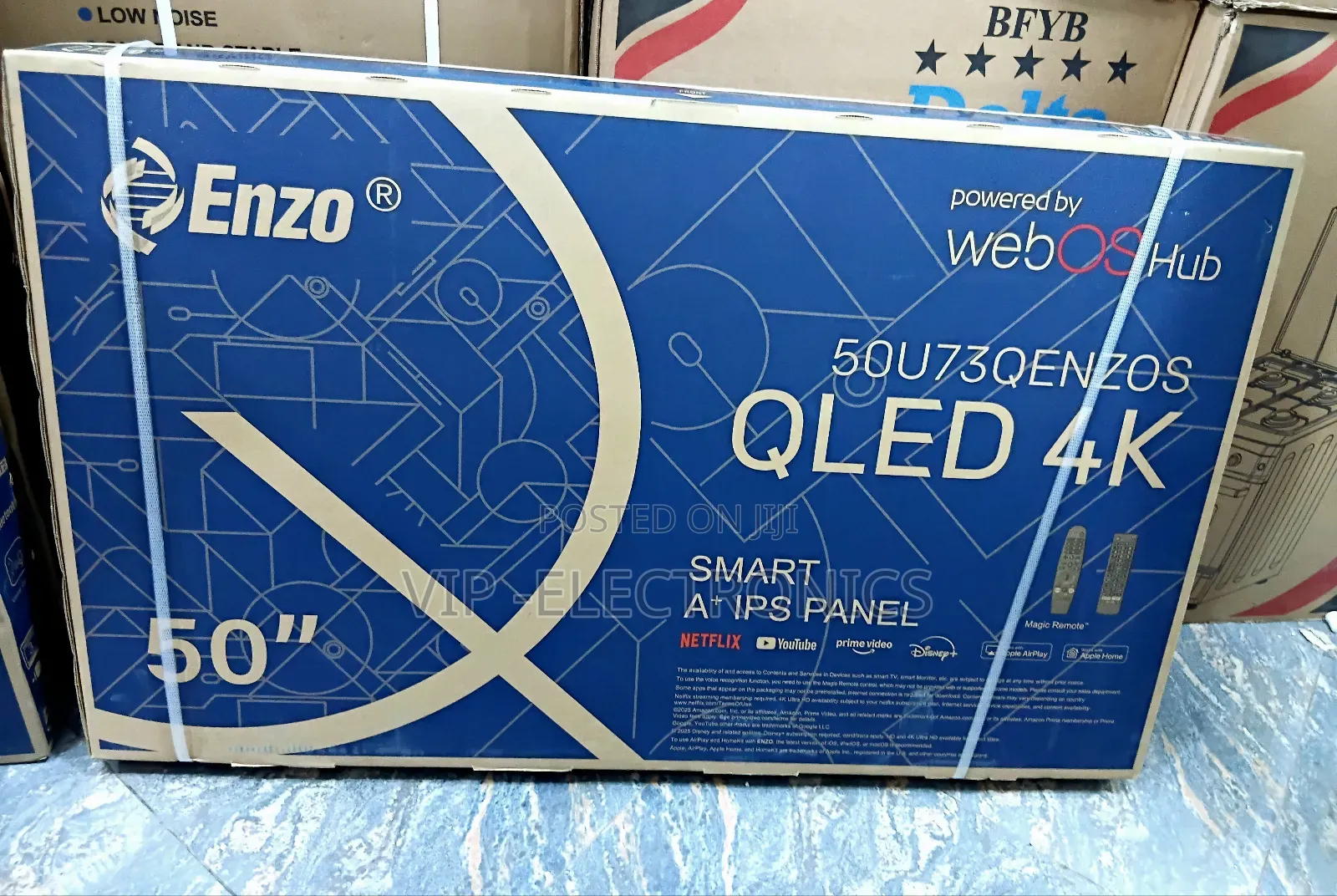 Enzo 50 Inch Smart Webos Hub Qled Original Enzo Television
