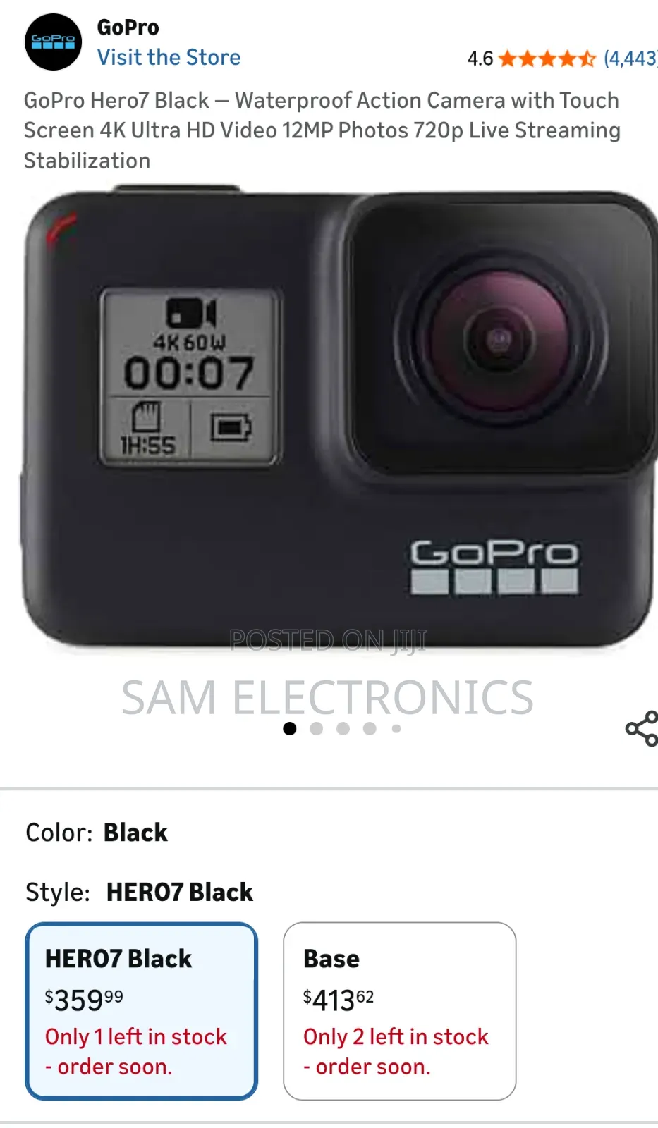 Go Pro Hero 7 Black