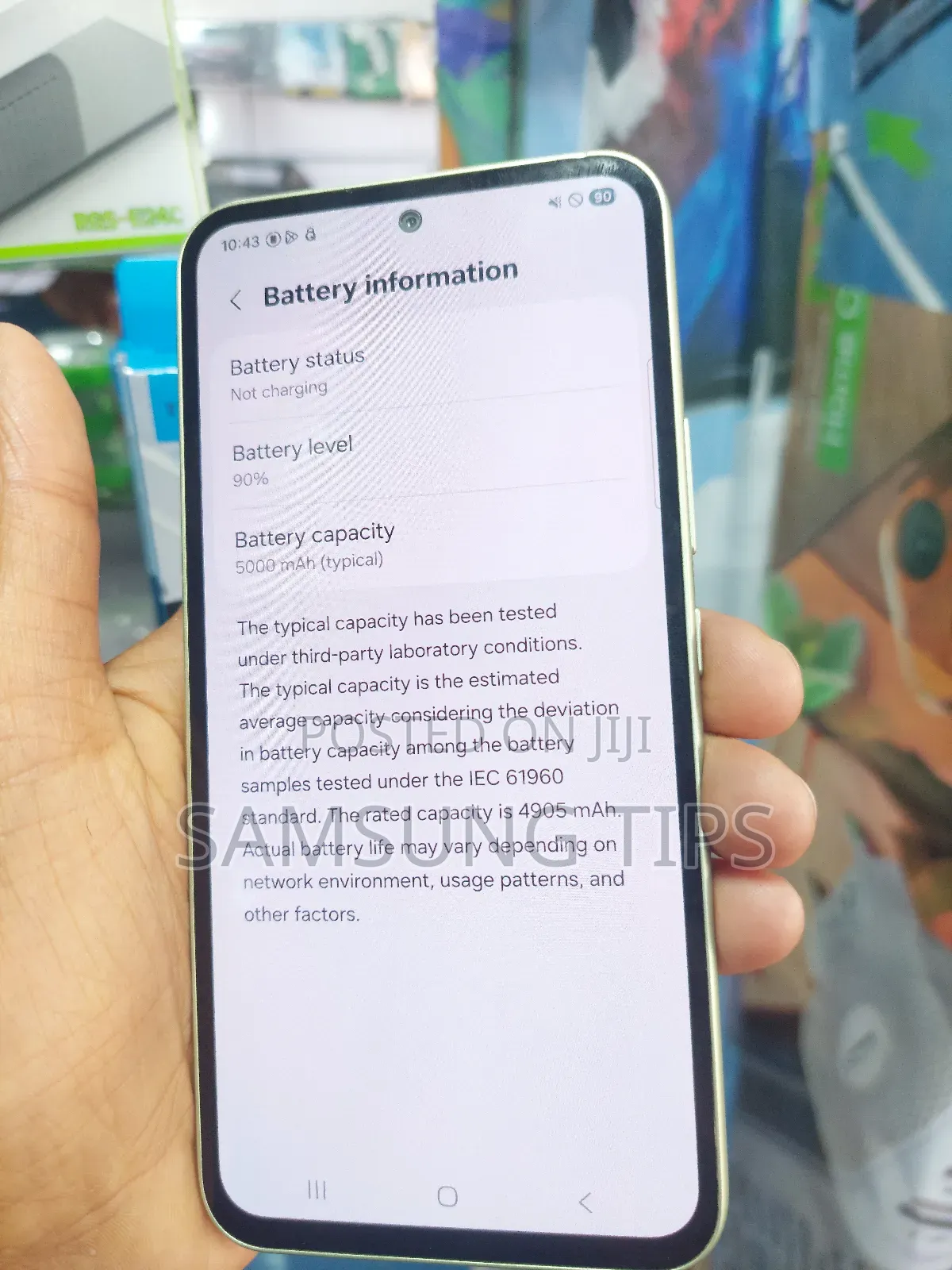 New Samsung Galaxy A54 128 GB Yellow