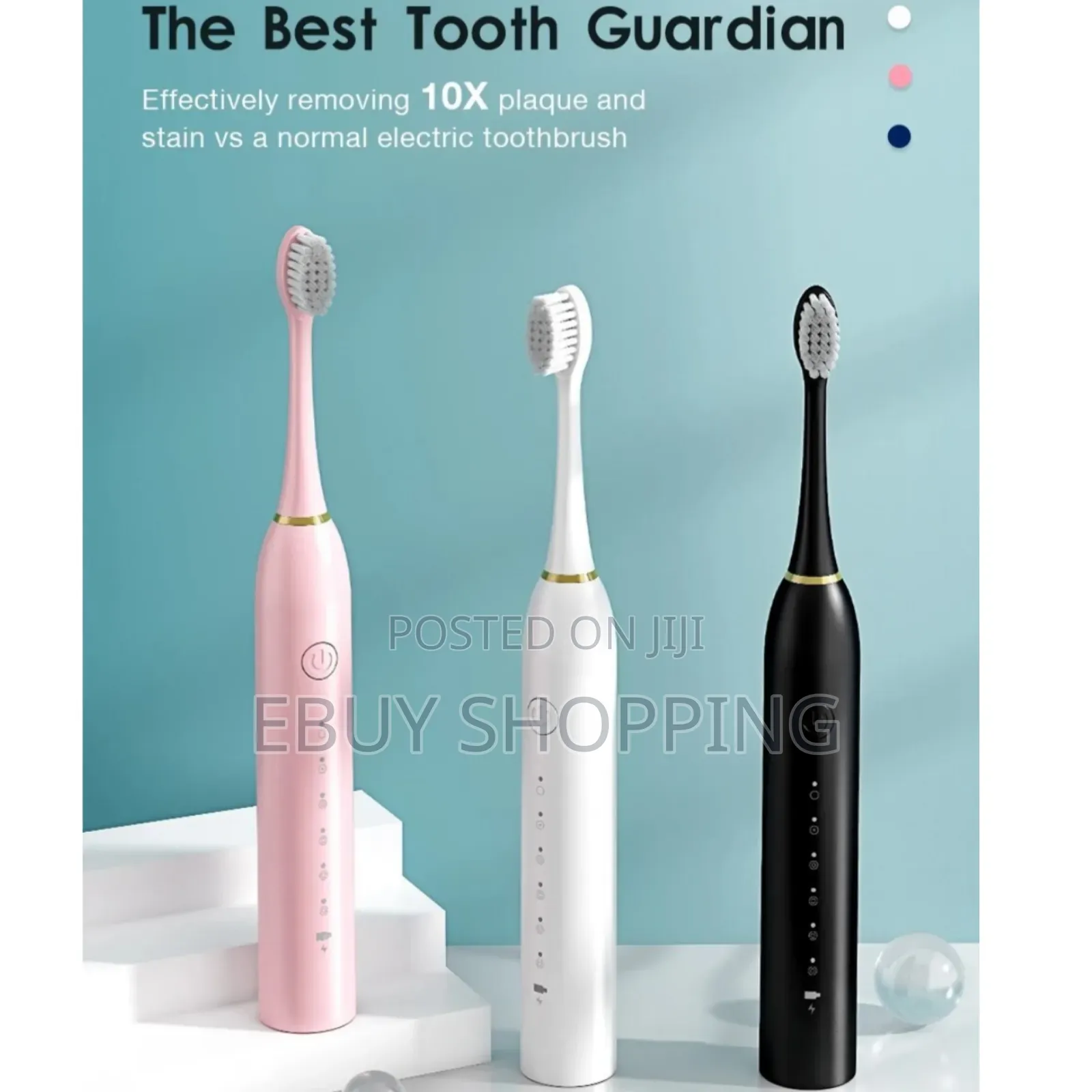 Deep Clean Sonic Toothbrush – Waterproof Rechargeable