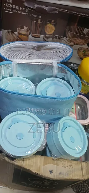 New 4pic Lunch Box With Bag