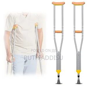 Pack 2 Muletas Axilares Crutches Talla Xl | Ayudas Dinamicas
